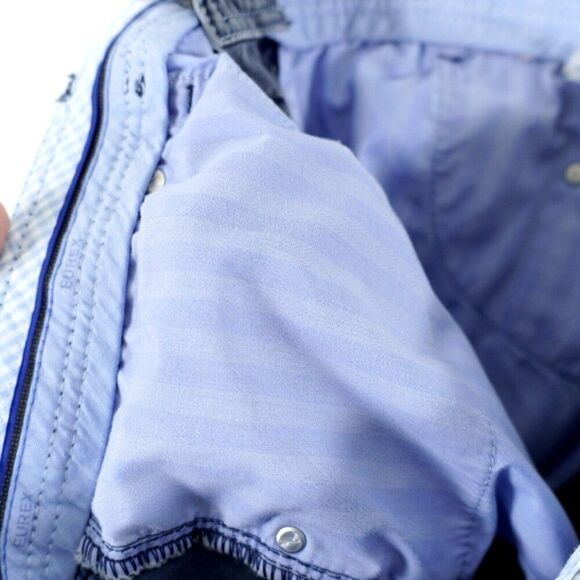 Brax Eurex Blue Elastic Waist Jeans Lightweight Mid Rise 37/28 Tagged 38R‎ - Picture 13 of 14